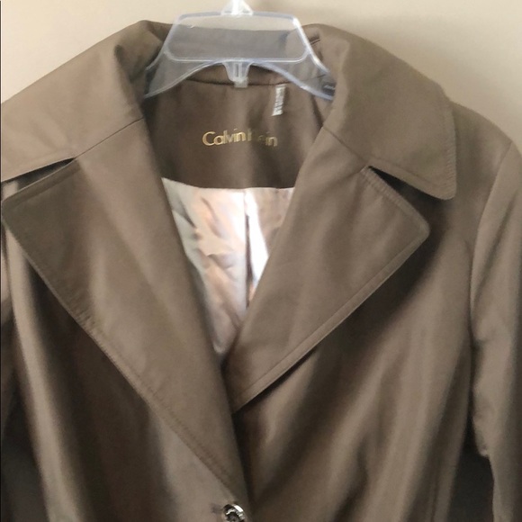 SOLD One Small Left! Calvin Klein Trench Coat - Picture 4 of 14